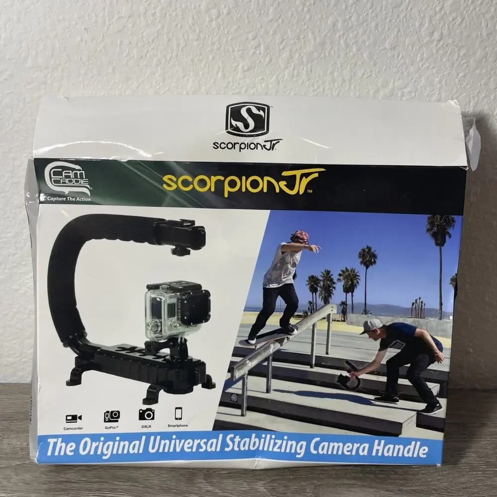 Cam Caddie Scorpion Jr. Original Universal Stabilizing Camera Handle Grip Boxed
